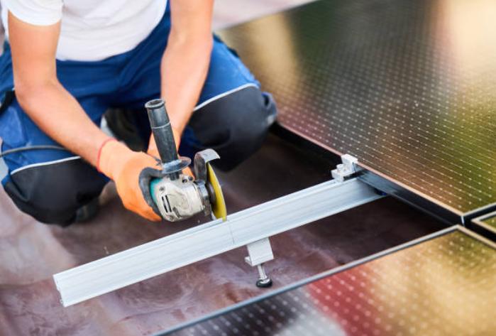 how to cut metal roofing with angle grinder