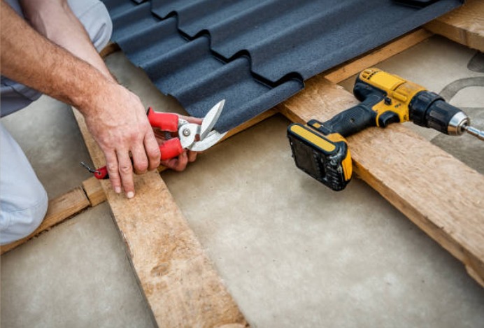 how to cut metal roofing with electric shears