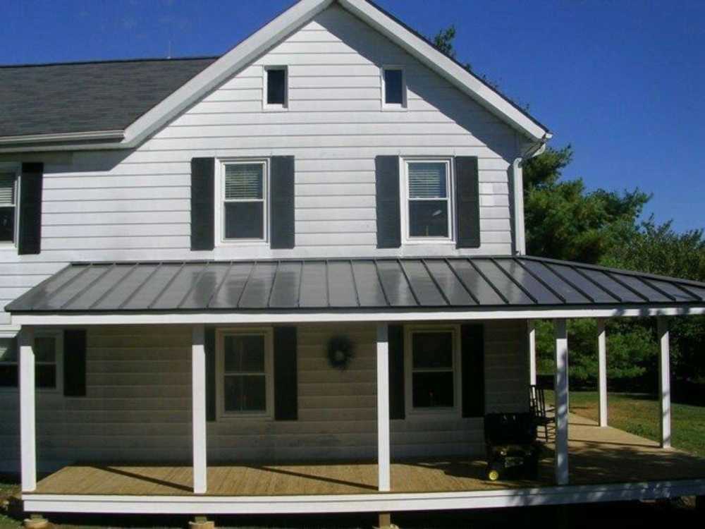 metal roof porch ideas