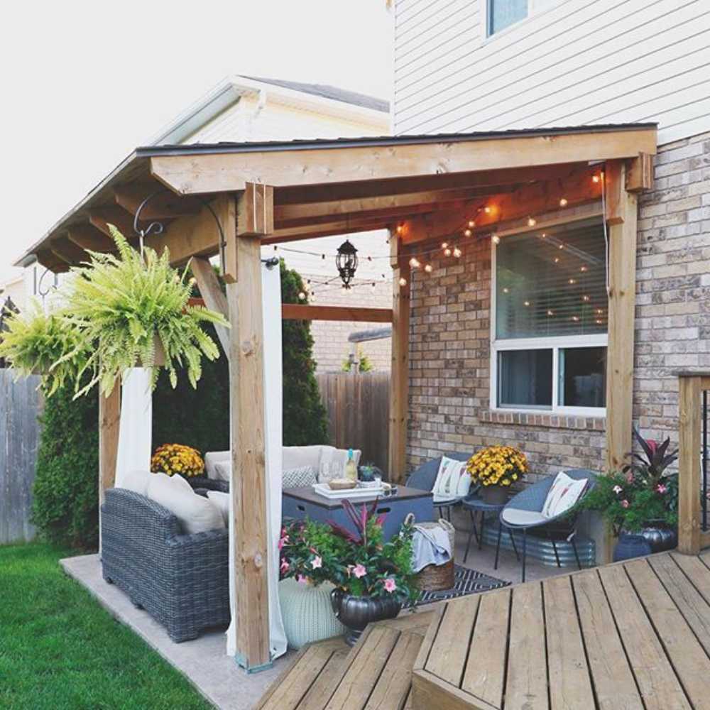 cheap patio roof ideas