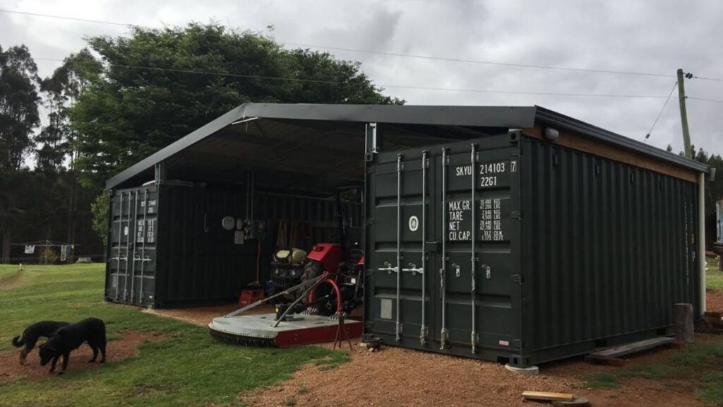 shipping container roof