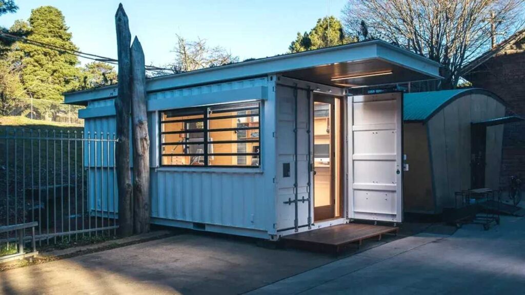 creative ideas for shipping container roof