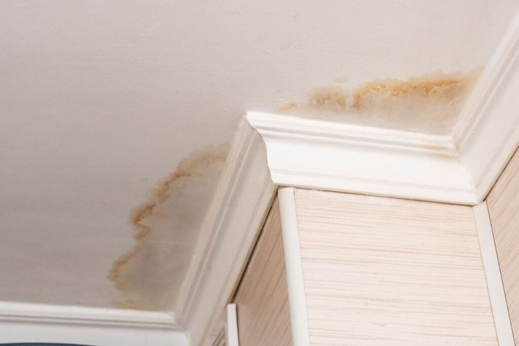 new roof leaks in heavy rain