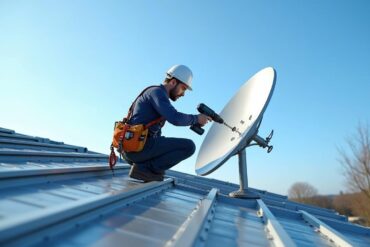 how to install starlink on roof