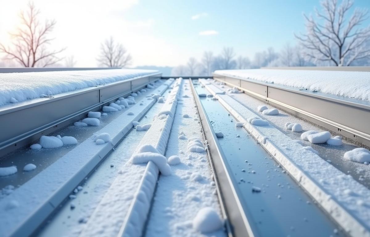 snow guards on standing seam roofs
