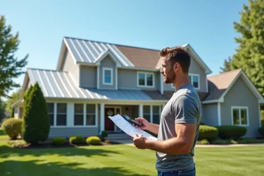 homeowner comparing metal roof and shingle roof cost for ohio house