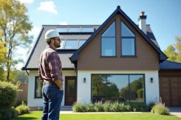 homeowner improving roof performance through proper window installation and design