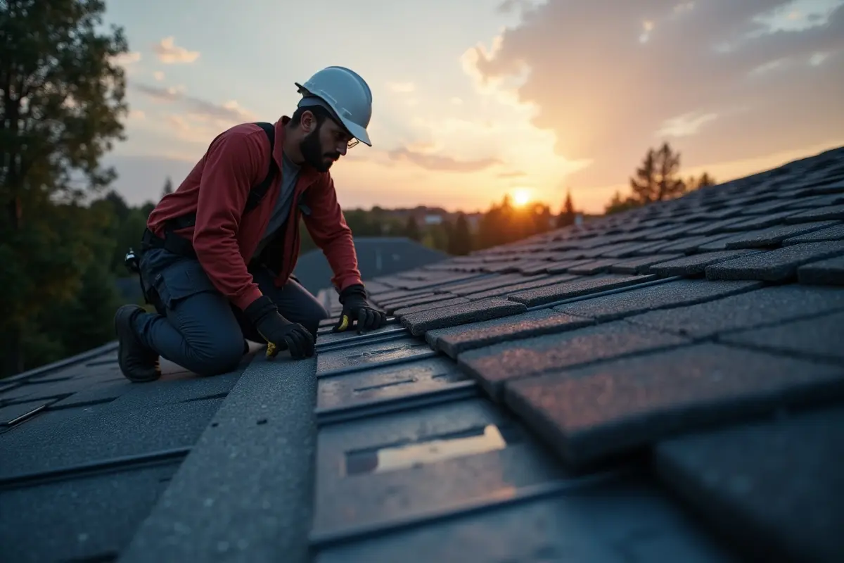 roofer installing resilient roofing solution for smarter long term property protection